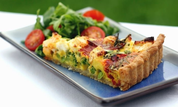 what can i eat with a quiche