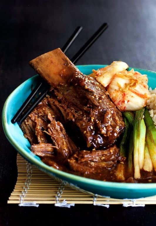 what goes with korean beef short ribs