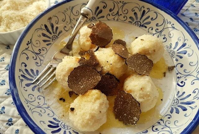 truffle butter gnocchi