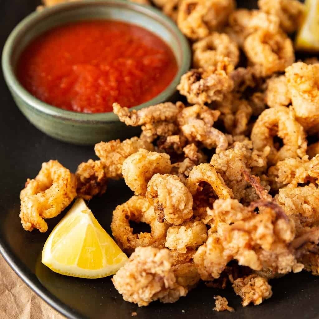 what to serve with fried calamari