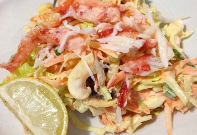 Crab Coleslaw Medley Recipe